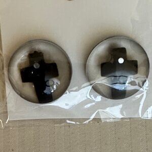 Black Cross Earrings